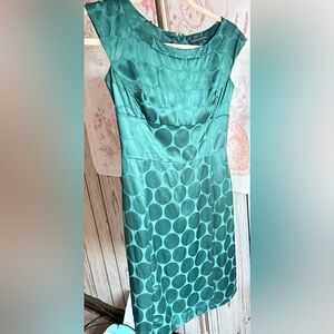 Banana Republic Teal Midi Dress sz00p